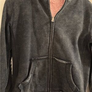 Butter Charcoal Gray Kids Hoodie